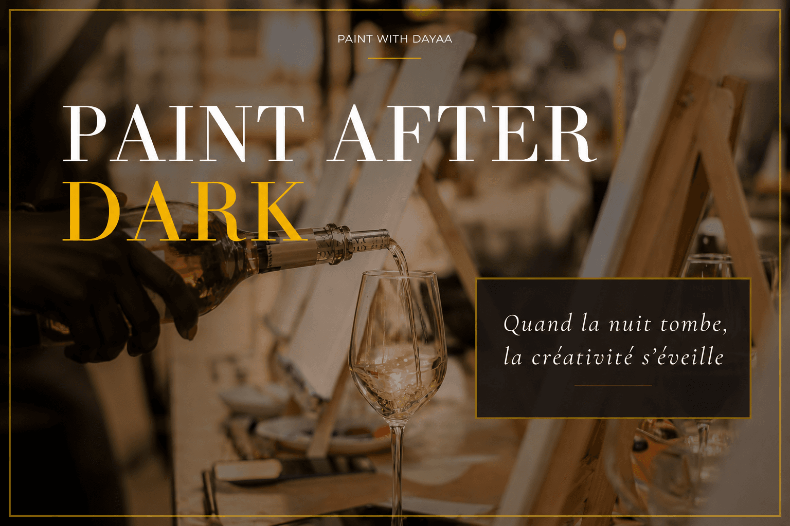 Paint After Dark - Wine & Art Experience